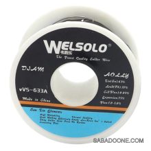 سیم لحیم ولسولو مدل VVS-633A وزن 30 گرم مجموعه دو عددی