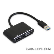 تبدیل USB 3.0 به HDMI کی نت مدل K-COUA30HV