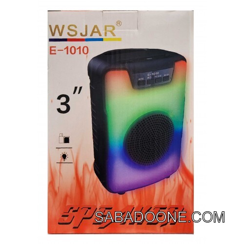 اسپیکر شارژی بلوتوثی WSJAR مدل E‑1010 - Image 2