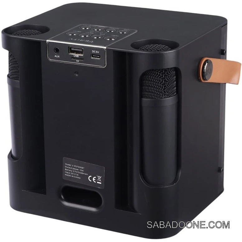 اسپیکر بلوتوثی قابل حمل وریتی مدل V-PS7030BT به همراه میکروفون - Image 4