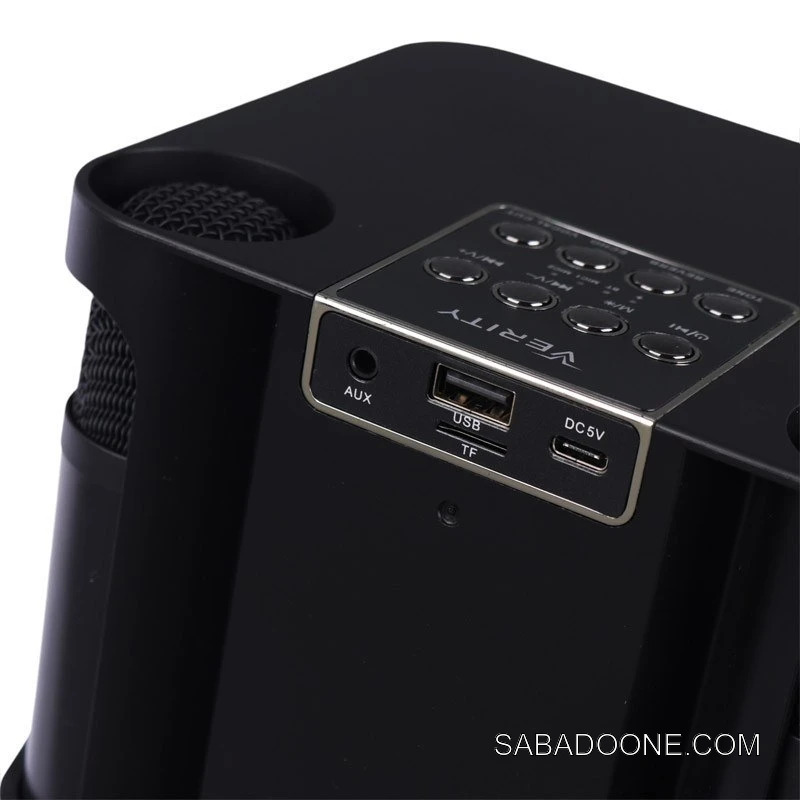 اسپیکر بلوتوثی قابل حمل وریتی مدل V-PS7030BT به همراه میکروفون - Image 2