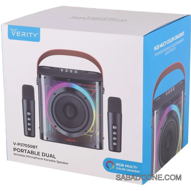 اسپیکر بلوتوثی قابل حمل وریتی مدل V-PS7030BT به همراه میکروفون - Image 3